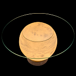 Торшер - журнальный стол Cryptocrystalline Stone варинант исполнения - 7 | Loft Concept в Волгограде