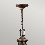 Люстра бронзового цвета с бежевыми абажурами из органзы в классическом стиле Hinkley варинант исполнения - 4 | Loft Concept в Волгограде