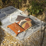 Подушка декоративная с геометрическим узором и плетенными вставками Divine Abstractions варинант исполнения - 5 | Loft Concept в Волгограде