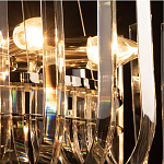 Бра цвета никель с изогнутыми хрустальными элементами Radiant Ribbons варинант исполнения - 7 | Loft Concept в Волгограде