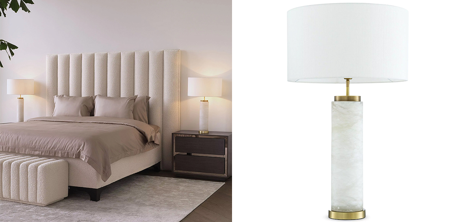 Настольная лампа Eichholtz Table Lamp Lxry Alabaster Настольная лампа Eichholtz Table Lamp Lxry Alabaster - Loft-Concept в Волгограде