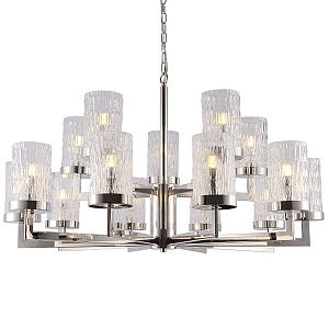 Люстра Estebe Glass Nickel Chandelier 14