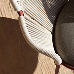 Дизайнерское уличное кресло с веревочной спинкой PETALO Armchair варинант исполнения - 11 | Loft Concept в Волгограде