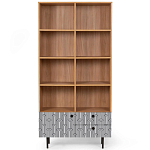 Широкий стеллаж с принтом Elise Rack варинант исполнения - 4 | Loft Concept в Волгограде