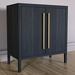 Современный Буфет Primo с 2 дверцами Черный дуб варинант исполнения - 2 | Loft Concept в Волгограде