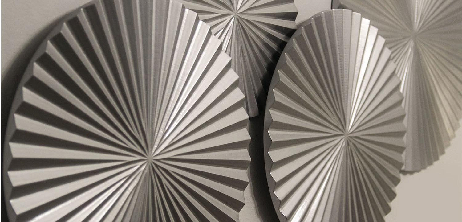 Арт-объект Apollo Silver Wall Plaque Disc 4 - Loft-Concept в Волгограде