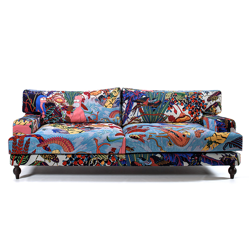 Премиальный Акцентный Диван Simpsons in Paradise Pop Art Sofa Мульти в Волгограде | Loft Concept 