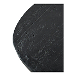 Столик кофейный черного цвета с овальной столешницей и круглым основанием Black Dalmen Table варинант исполнения - 7 | Loft Concept в Волгограде