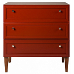 Комод красный из массива бука с 3-мя ящиками Wenge Light варинант исполнения - 2 | Loft Concept в Волгограде