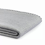 Плед из шерсти мериноса серого цвета 130×180 см Gray Waves варинант исполнения - 2 | Loft Concept в Волгограде