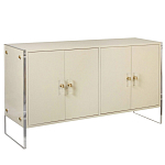 Комод бежевый на прозрачных боковых ножках Stingray Beige Dresser варинант исполнения - 1 | Loft Concept в Волгограде