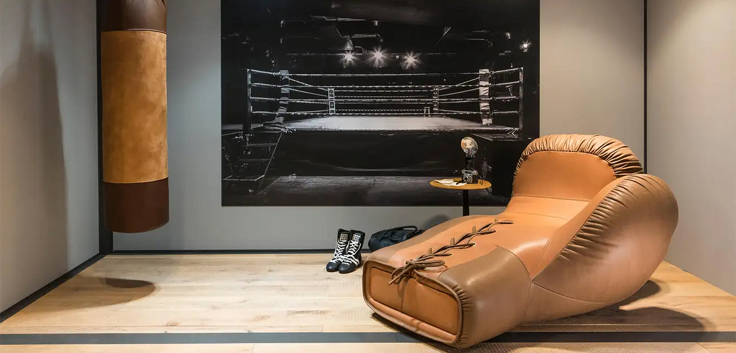 Кушетка Дизайнерская в форме Боксерской Перчатки Vintage De Sede boxing glove sectional sofa I Кушетка Дизайнерская в форме Боксерской Перчатки Vintage De Sede boxing glove sectional sofa I - Loft-Concept в Волгограде