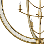 Люстра круглая с состаренными зеркальными элементами на корпусе Sample of Purity варинант исполнения - 1 | Loft Concept в Волгограде