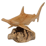Статуэтка из дерева рыба-молот Animals of the World варинант исполнения - 4 | Loft Concept в Волгограде