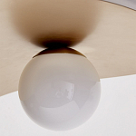 Люстра круглая с 2-мя металлическими абажурами Andromeda варинант исполнения - 3 | Loft Concept в Волгограде