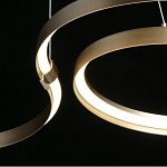 Люстра подвесная светодиодная в виде волнообразной ленты Ribbon Vortex варинант исполнения - 19 | Loft Concept в Волгограде