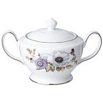 Чайный сервиз из фарфора с рисунком цветов на 6 персон 14 предметов Garden Whisper Porcelain Set  варинант исполнения - 4 | Loft Concept в Волгограде