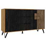 Комод с 3-мя ящиками и дверцей Stone Effect варинант исполнения - 2 | Loft Concept в Волгограде