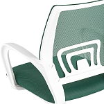 Офисное кресло с основанием из белого пластика Desk chairs Green варинант исполнения - 7 | Loft Concept в Волгограде