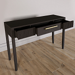 Элегантная Консоль Primo с выдвижным ящиком Темный орех варинант исполнения - 5 | Loft Concept в Волгограде