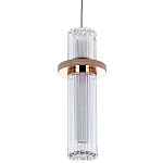 Подвесной светильник золото Odile Acrylic Tube Hanging Lamp Gold варинант исполнения - 1 | Loft Concept в Волгограде