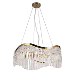 Люстра подвесная волнистой формы с хрустальными подвесками Ludivine Lighting варинант исполнения - 1 | Loft Concept в Волгограде