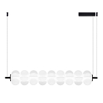 Светодиодный подвесной светильник линейный с белым воздушным плафоном Glowing Cloud варинант исполнения - 1 | Loft Concept в Волгограде