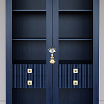 Дизайнерский шкаф витрина Elsa Dreams Blue с 4-мя ящиками варинант исполнения - 2 | Loft Concept в Волгограде