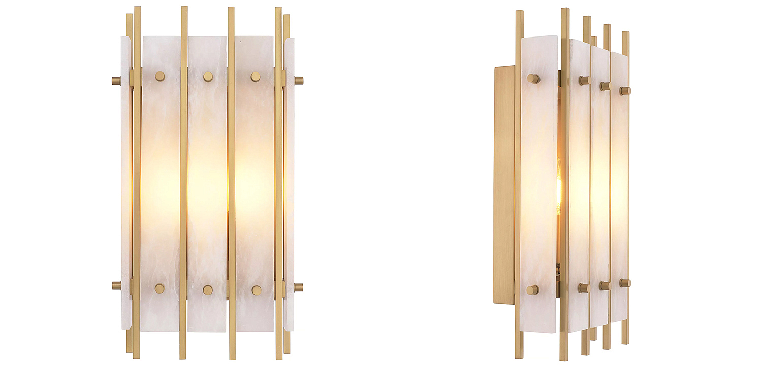 Бра Eichholtz Wall Lamp Sparks S Alabaster Бра Eichholtz Wall Lamp Sparks S Alabaster - Loft-Concept в Волгограде