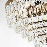 Люстра с прямоугольными хрустальными подвесками Lunet Crystal Rectangulars Chandelier 12 варинант исполнения - 2 | Loft Concept в Волгограде