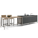 Летняя кухня из камня HELIOS Dada Engenereed Kitchen варинант исполнения - 14 | Loft Concept в Волгограде