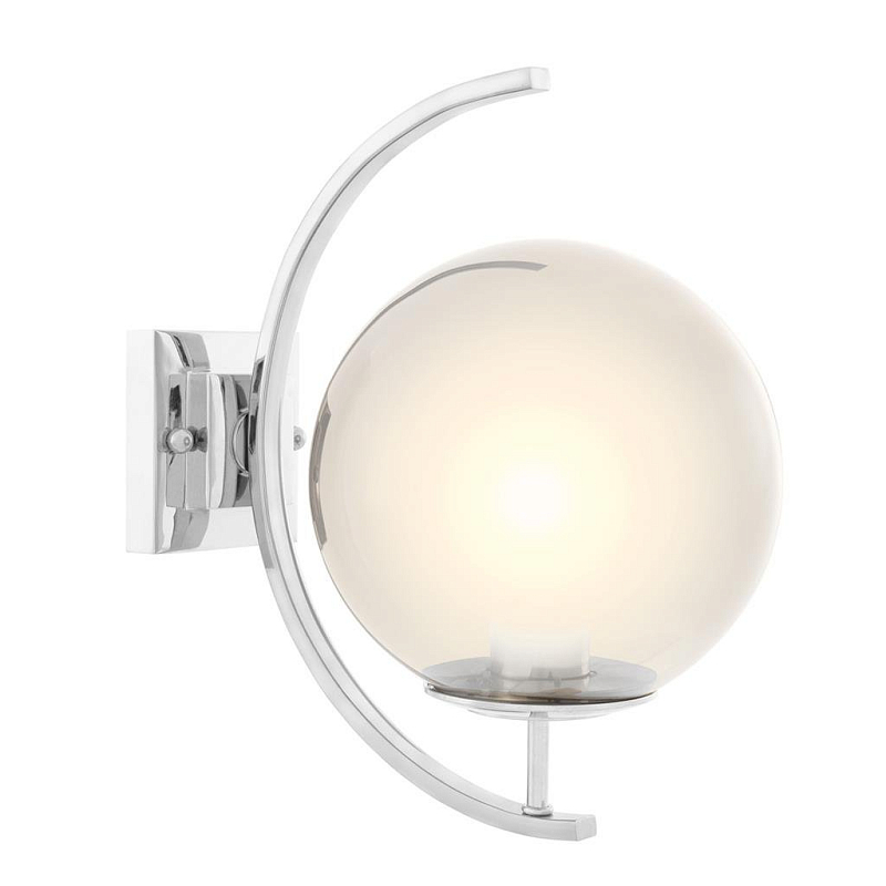 Бра Eichholtz Wall Lamp Cascade Nickel Никель Дымчатый (Smoke) Бра Eichholtz Wall Lamp Cascade Nickel Никель Дымчатый (Smoke) в Волгограде | Loft Concept