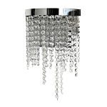 Бра Хром с каскадом сияющих кристаллов Shining Waterfall варинант исполнения - 1 | Loft Concept в Волгограде
