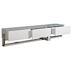 Тумба под телевизор со стеклянным фасадом Modern TumbvTV варинант исполнения - 2 | Loft Concept в Волгограде