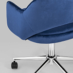 Кресло для компьютерного стола Veloury Blue варинант исполнения - 8 | Loft Concept в Волгограде
