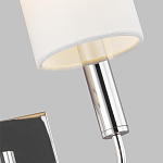 Бра с прямоугольным основанием и 2-мя белыми цилиндрическими льняными абажурами Feiss варинант исполнения - 2 | Loft Concept в Волгограде