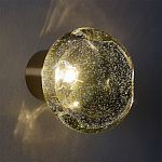 Бра с круглым плафоном из прозрачного стекла с пузырьками воздуха Effervia  варинант исполнения - 8 | Loft Concept в Волгограде