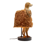 Настольная лампа Цурикат плафон из меха варинант исполнения - 2 | Loft Concept в Волгограде