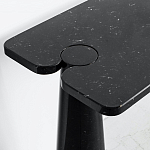 Консоль чёрная на 2-х конусообразных ножках Eros варинант исполнения - 2 | Loft Concept в Волгограде