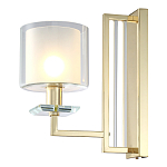 Бра с геометрическим каркасом из металла и цилиндрическим стеклянным плафоном Laurent варинант исполнения - 6 | Loft Concept в Волгограде