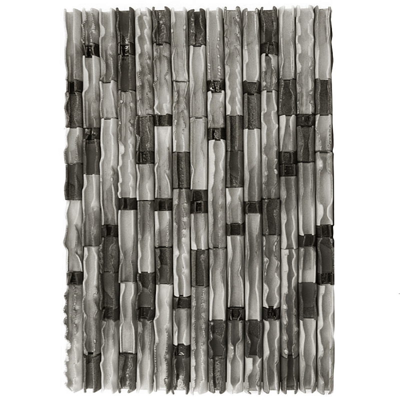 Фактурное Панно на стену Energy Flow Черный бетон Серый в Волгограде | Loft Concept 