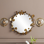 Бра круглое с прозрачным рельефным плафоном Crystal Prism варинант исполнения - 3 | Loft Concept в Волгограде