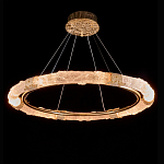 Люстра в форме кольца с золотым декором Warm Heavenly Light варинант исполнения - 2 | Loft Concept в Волгограде
