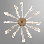 Люстра с крупными рельефным декором в виде лепестков 60 см Ethereal Bloom варинант исполнения - 4 | Loft Concept в Волгограде