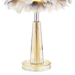 Настольная лампа с перьями Plumage Grey Table Lamp варинант исполнения - 2 | Loft Concept в Волгограде