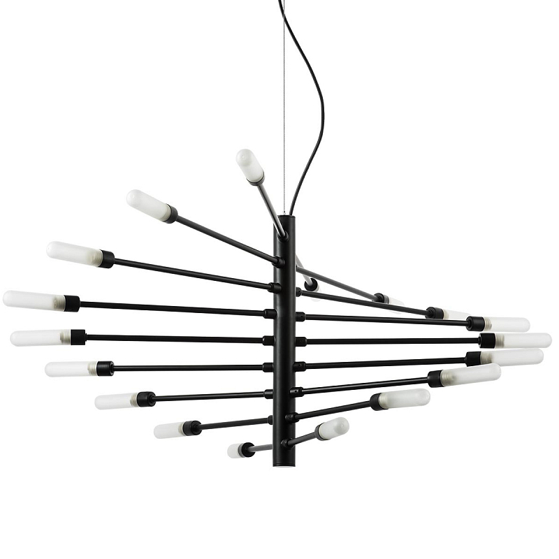 Люстра Gradenigo Chandelier Черный Белый Люстра Gradenigo Chandelier Черный Белый в Волгограде | Loft Concept