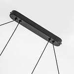 Светодиодная люстра Black LED Circle and Oval Lamp варинант исполнения - 3 | Loft Concept в Волгограде