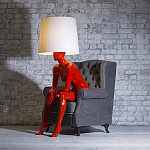 Лампа MANNEQUIN LAMP с абажуром девушка на кресле варинант исполнения - 4 | Loft Concept в Волгограде