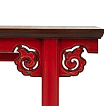 Деревянная консоль в китайском стиле красная Tang Console Table варинант исполнения - 5 | Loft Concept в Волгограде