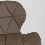 Стул с коричневым сиденьем из экокожи JEROEN варинант исполнения - 7 | Loft Concept в Волгограде
